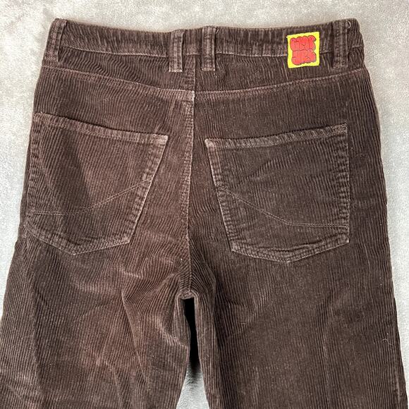 Empyre Corduroy Pants Men's 30 Brown Cotton Skater Grunge Alternative - Picture 5 of 8